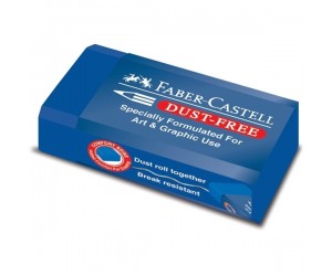 Dzēšgumija Faber-Castell Dust-free, zila Dzēšgumija Faber-Castell Dust-free, zila