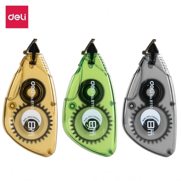 Korekcijas lente Deli E8110, 5mmx8m, asorti Korekcijas lente Deli E8110, 5mmx8m, asorti