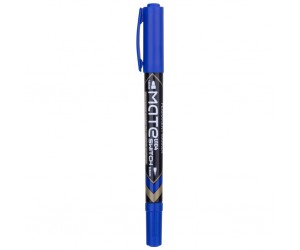 Permanents marķieris Deli U104, 0.5-1mm, divpusējs, zils Permanents marķieris Deli U104, 0.5-1mm, divpusējs, zils