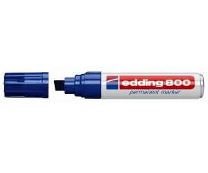 Permanents marķieris Edding 800 4-12mm, nošķelts, zils Permanents marķieris Edding 800 4-12mm, nošķelts, zils