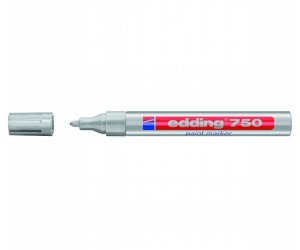 Permanents marķieris Edding Paint 750, 2-4mm, konisks, sudraba Permanents marķieris Edding Paint 750, 2-4mm, konisks, sudraba