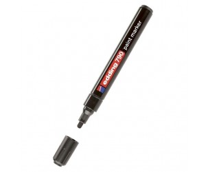 Permanents marķieris Edding Paint 790 2-3mm,konisks, melns Permanents marķieris Edding Paint 790 2-3mm,konisks, melns