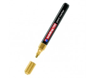 Permanents marķieris Edding Paint 790, 2-3mm, konisks, zelta Permanents marķieris Edding Paint 790, 2-3mm, konisks, zelta