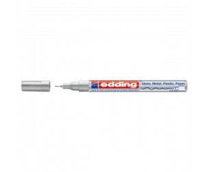Permanents marķieris Edding Paint 780 0.8mm, glancēts, sudraba Permanents marķieris Edding Paint 780 0.8mm, glancēts, sudraba