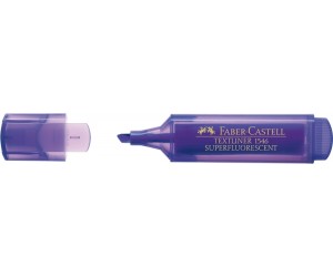 Teksta marķieris Faber-Castell Superfluorescent 1-5mm, nošķelts, violets Teksta marķieris Faber-Castell Superfluorescent 1-5mm, nošķelts, violets
