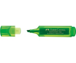 Teksta marķieris Faber-Castell Superfluorescent 1-5mm, nošķelts, zaļš Teksta marķieris Faber-Castell Superfluorescent 1-5mm, nošķelts, zaļš