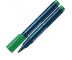 Permanents marķieris Schneider Maxx 130, 1-3mm, konisks, zaļš Permanents marķieris Schneider Maxx 130, 1-3mm, konisks, zaļš