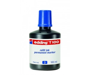 Tinte marķieriem Edding T100, permanenta, melna Tinte marķieriem Edding T100, permanenta, melna