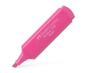 Teksta marķieris Faber-Castell 1546 pastel 1-5mm, nošķelts, rozā Teksta marķieris Faber-Castell 1546 pastel 1-5mm, nošķelts, rozā
