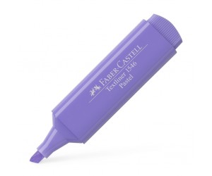 Teksta marķieris Faber-Castell 1546 pastel 1-5mm, nošķelts, violets Teksta marķieris Faber-Castell 1546 pastel 1-5mm, nošķelts, violets