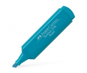Teksta marķieris Faber-Castell 1546 pastel 1-5mm, nošķelts, tirkīza Teksta marķieris Faber-Castell 1546 pastel 1-5mm, nošķelts, tirkīza