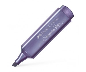 Teksta marķieris Faber-Castell 1-5mm, nošķelts, metāliski violets Teksta marķieris Faber-Castell 1-5mm, nošķelts, metāliski violets