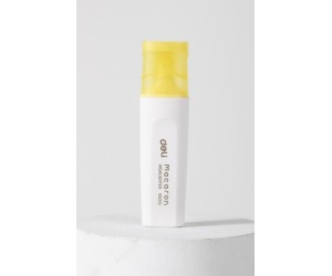 Teksta marķieris Deli Macaron 1-5mm, nošķelts, pasteļdzeltens Teksta marķieris Deli Macaron 1-5mm, nošķelts, pasteļdzeltens