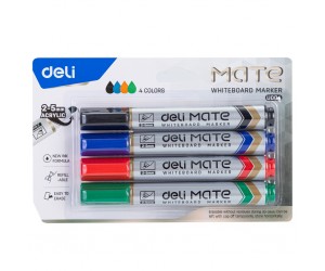 Tāfeles marķieru komplekts Deli Mate U004, 2-5mm, nošķelti, 4 krāsas Tāfeles marķieru komplekts Deli Mate U004, 2-5mm, nošķelti, 4 krāsas