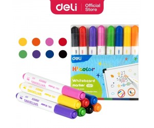 Tāfeles otas tipa marķieru komplekts Deli U021, 8 krāsas Tāfeles otas tipa marķieru komplekts Deli U021, 8 krāsas