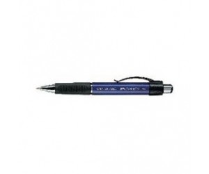 Lodīšu pildspalva Faber-Castell Grip Plus M, metāliski zila