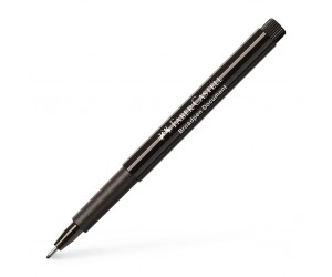 Tintes pildspalva Faber-Castell Broadpen Document, 0.8mm, melna