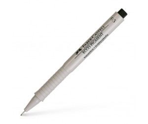 Flomāstertipa pildspalva Faber-Castell Ecco Pigment, 0.3mm, melna Flomāstertipa pildspalva Faber-Castell Ecco Pigment, 0.3mm, melna