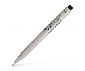 Flomāstertipa pildspalva Faber-Castell Ecco Pigment, 0.5mm, melna Flomāstertipa pildspalva Faber-Castell Ecco Pigment, 0.5mm, melna