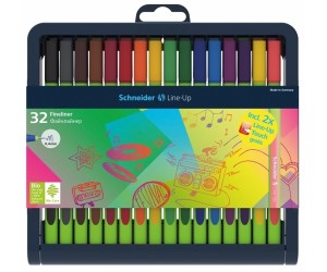Rolleru komplekts Schneider Line-Up 0.4mm, 32 krāsu asorti