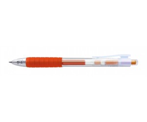 Gēla pildspalva Faber-Castell Fast Gel, 0.7mm, oranža