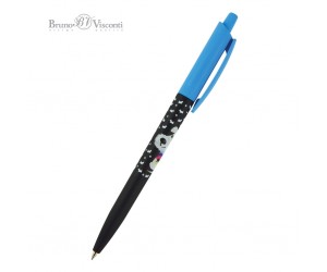 Lodīšu pildspalva Bruno Visconti HappyClick Kucēns 0.5mm, zila