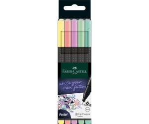 Flomāstertipa pildspalvu komplekts Faber-Castell FinePen, 0.4mm, 5 pasteļkrāsas Flomāstertipa pildspalvu komplekts Faber-Castell FinePen, 0.4mm, 5 pasteļkrāsas