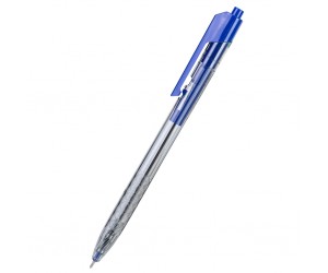 Lodīšu pildspalva Deli Q01330, 0.7mm, automātiska, zila