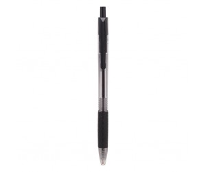 Lodīšu pildspalva Deli Q01920, 0.7mm, automātiska, melna