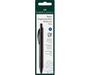 Lodīšu pildspalva Faber-Castell Basic 0.7mm, automātiska, zila
