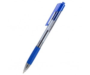 Lodīšu pildspalva Deli Q01930, 0.7mm, automātiska, zila