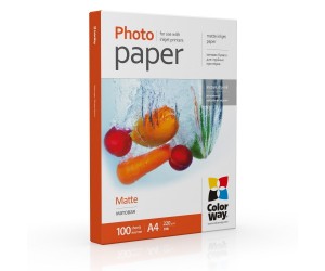 Fotopapīrs ColorWay A4,220g,100lapas, matēts