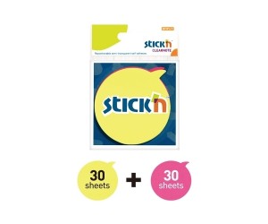 *Indeksi StickN 21137 2x30L 76x76mm apaļš mākonis