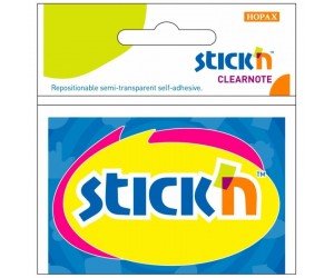 *Indeksi - ovāli StickN 2x30gab., neona dzelteni un rozā