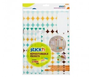 *Pašlīmējošas aploksnes StickN PP 31x318mm, 205x140mm, 105x231mm, 3gab.