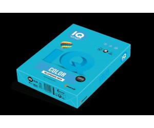 Krāsains papīrs IQ A4 80g, 500 loksnes, AB48  Aqua Blue