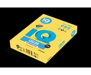 Krāsains papīrs IQ A4 80g, 500 loksnes, CY39 Canary Yellow