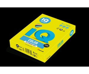 Krāsains papīrs IQ A4 80g, 500 loksnes, NEOGB Neon Yellow