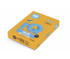 Krāsains papīrs IQ, A4, 160g/m², 250lpp/iep, MO15, Mandarin
