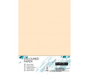 Krāsains papīrs College A4, 80g/m², 50 loksnes, Cream CR20