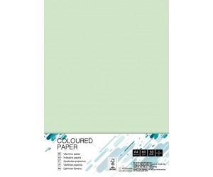 Krāsains papīrs College A4, 80g/m², 50 loksnes, Green GN27