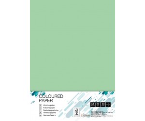 Krāsains papīrs College A4, 80g/m², 50 loksnes, Medium Green MG28