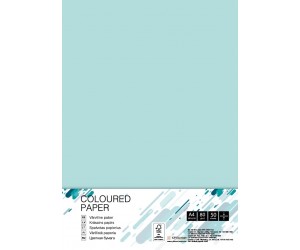 Krāsains papīrs College A4, 80g/m², 50 loksnes, Blue BL29