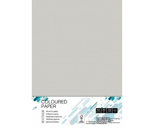 Krāsains papīrs College A4, 80g/m², 50 loksnes, Oyster Grey OG52