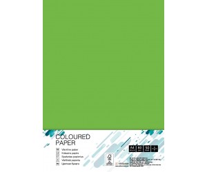 Krāsains papīrs College A4, 80g/m², 50 loksnes, Spring Green MA42