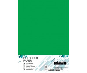 Krāsains papīrs College A4, 80g/m², 50lpp/iep, DG47 tumši zaļš