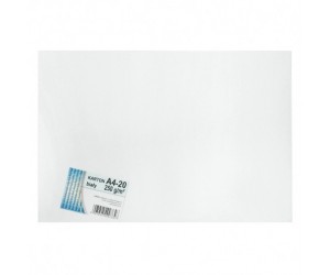 Kartons Kreska, A4, 250g/m², 20gab/iep, balts