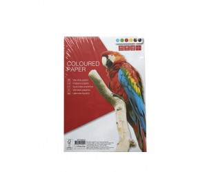 Krāsains papīrs A4, 80g/m², 120 loksnes, 6 toņi