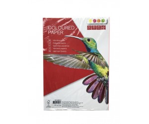 Krāsains papīrs KPF A4, 20 lapas,  4 neona toņi