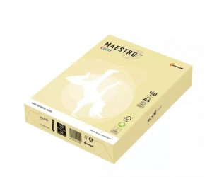 Krāsains papīrs IQ A4, 160g/㎡, 250 loksnes, YE23, Yellow